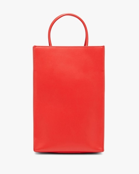 Shopping leather tote