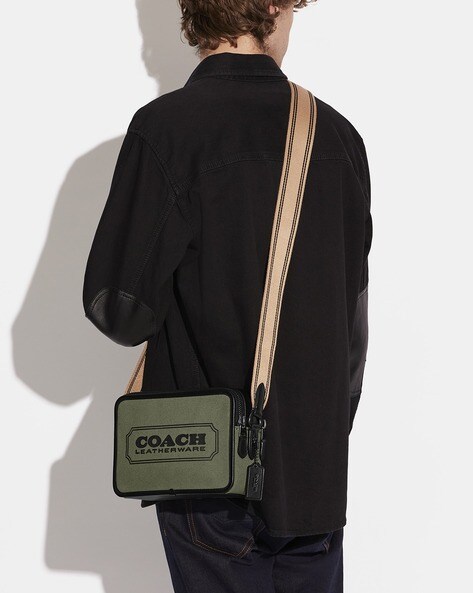 Buy Coach Gotham Slim Crossbody In Signature Canvas - Charcoal At 30% Off |  Editorialist