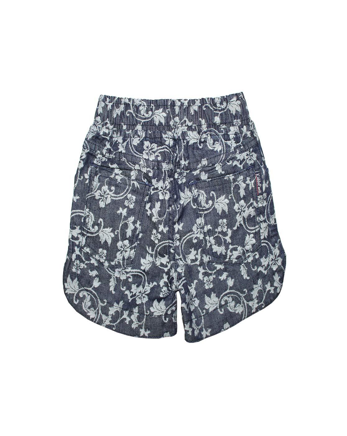 Buy Blue Shorts & 3/4ths for Girls by Kiddopanti Online