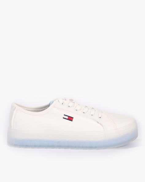 Buy Tommy Hilfiger Women Leather Sneakers - Casual Shoes for Women 21122182  | Myntra