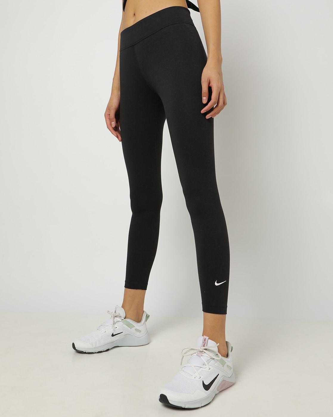 Nike Performance AXIS - Leggings - black/white/black - Zalando.co.uk