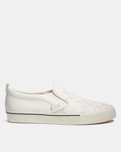 Buy Coach Skate Slip-On Sneaker | White Color Women | AJIO LUXE