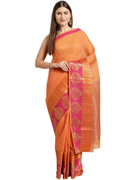 Ishin Stripes Traditional Saree