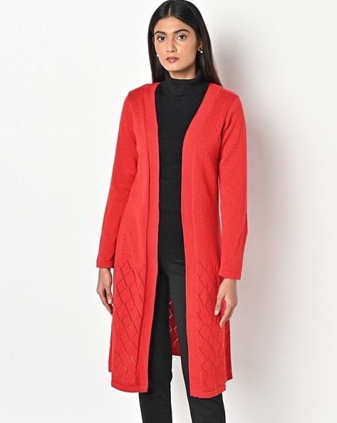 Red shrug store cardigan