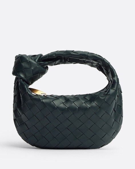 Bottega Veneta Mini Intrecciato Leather Pouch