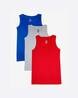 Pack of 6 Round-Neck Sleeveless Vest