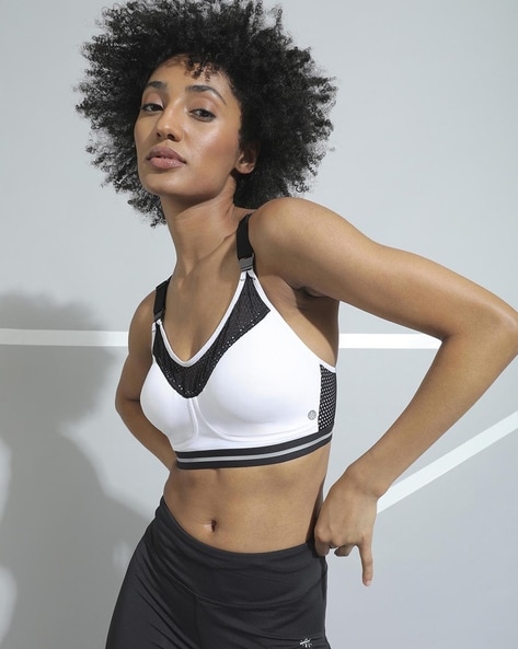 CULTSPORT Medium Impact Sports Bra | Compression Fit | Slip-On |  Full-Coverage | Removable Cups