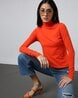 Buy Orange Tshirts for Women by Outryt Online