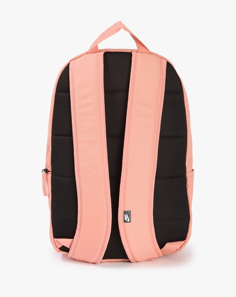 vans peach checkerboard backpack