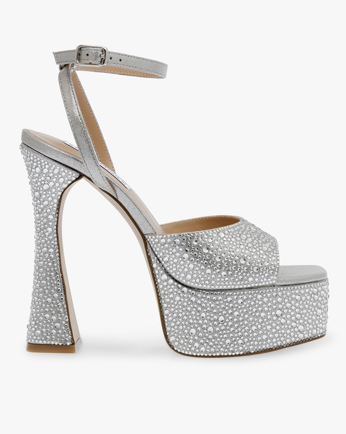 steve madden rhinestone platform sandals