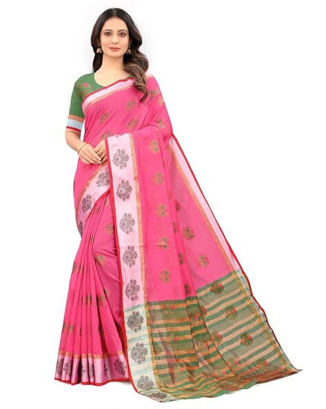 Buy shelvinzas Woven Mekhela Chador Cotton Blend Red Sarees Online @ Best  Price In India | Flipkart.com