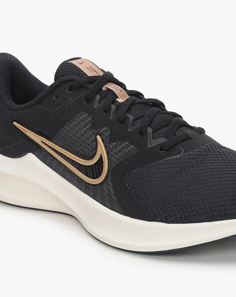 Nike Downshifter Nike Womens Black And Gold Running Shoes
