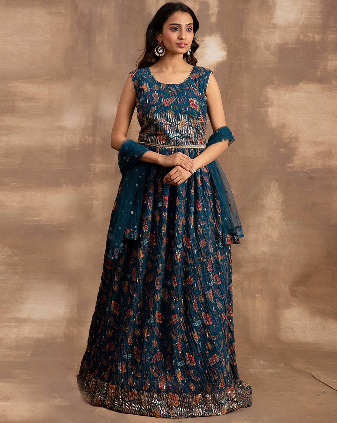 Buy Blue Ethnic Wear Sets for Girls by AURELIA Online | Ajio.com
