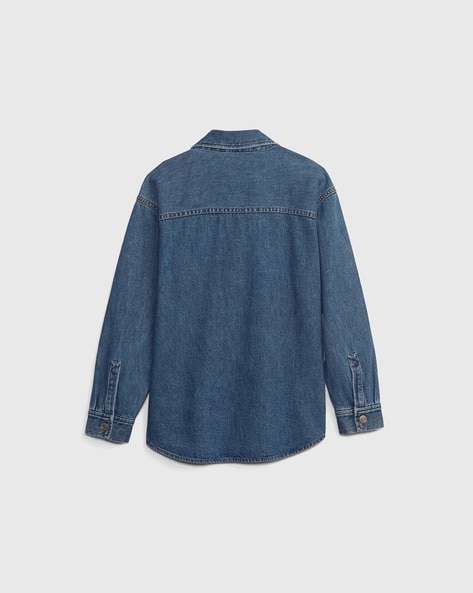 Denim jacket with pockets Color blue jeans - RESERVED - ZH967-55J