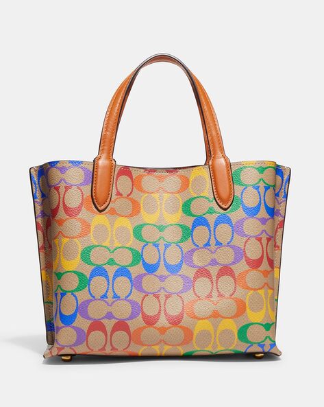 Rainbow Signature Canvas Willow Tote 24 Bag