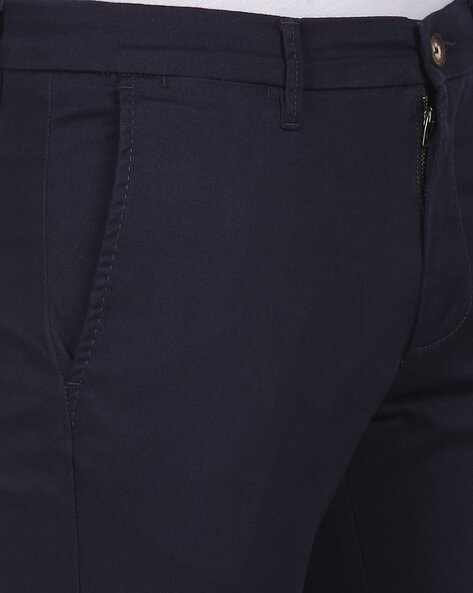 Cotton Chino Pant For Men Dark Navy Blue  The Cut Price