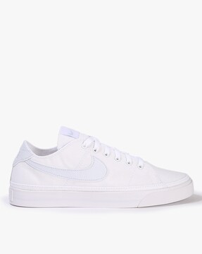 nike canvas white shoes