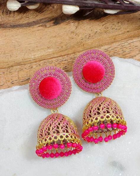 Flipkart.com - Buy VAANYA Designer golden Jhumka earrings for women Party  wear earrings Jhumka earrings fancy big for wedding Traditional Jhumka  Alloy Jhumki Earring Alloy Jhumki Earring Alloy Jhumki Earring Online at