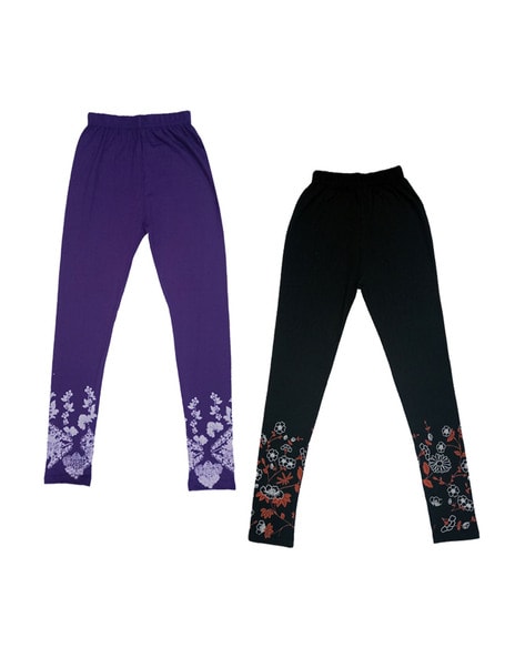 FULL LENGTH HI-RISE BOLT FADE LEGGINGS - BLACK / PINK / PURPLE - Aviator  Nation