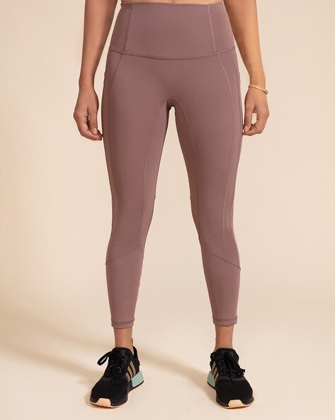 SILVERTRAQ Brown Relaxed Fit Leggings