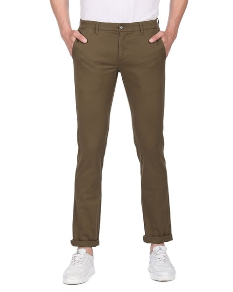 polo flat front chino pants