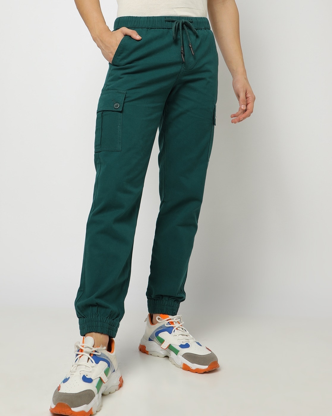 COULTERVILLE MEN'S RELAXED FIT CARGO TROUSERS | KHAKI - Bellfield Clothing