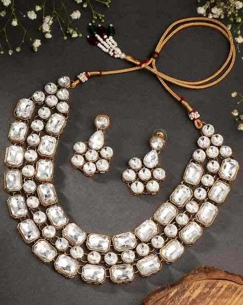 White kundan deals