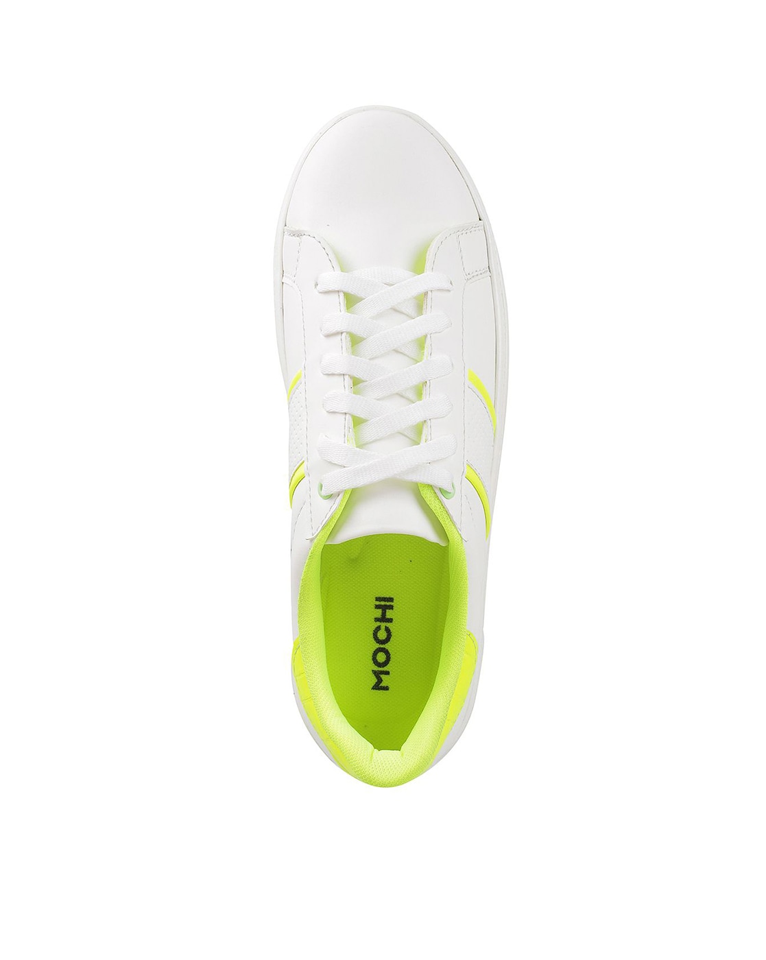 Buy Mochi Mens Synthetic White Sneakers (Size (6 UK (40 EU)) at Amazon.in