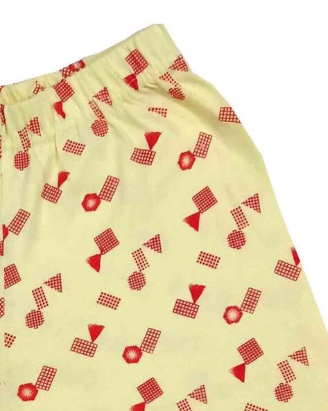 Kids Boys & Girls Multicolor Cotton Hot Pants (Pack Of 5)