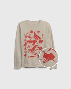 Boys Organic Cotton Graphic Print T-Shirt-image-26