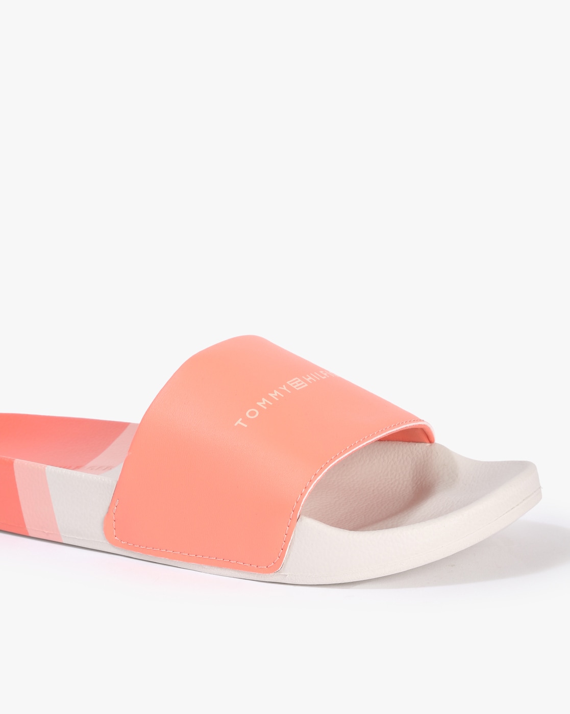 Tommy hilfiger pink discount slides