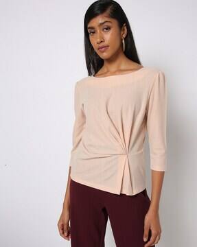 Buy Light Peach Tops for Women by Fig Online | Ajio.com