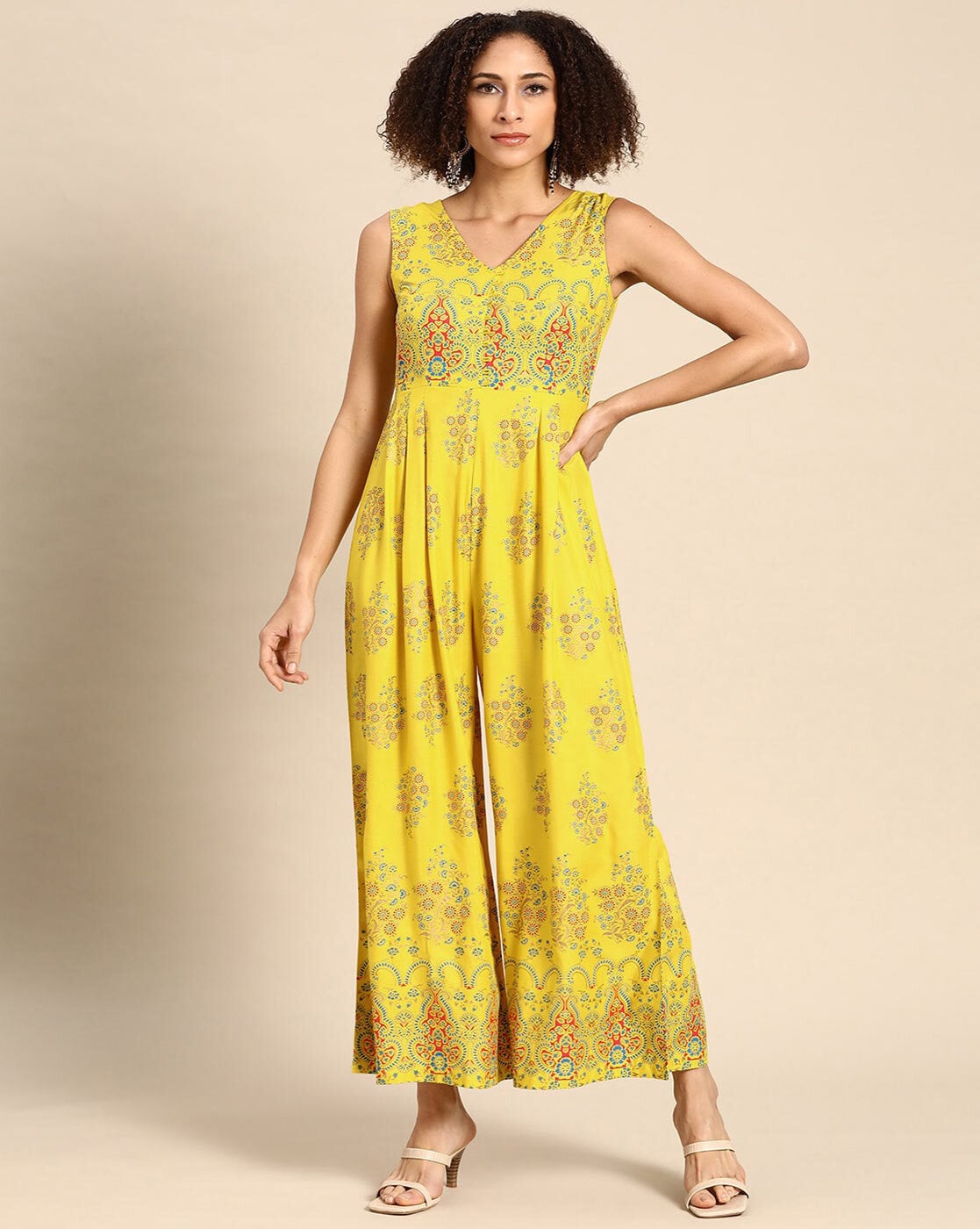 Buy Yellow Jumpsuit  Playsuits for Women by Mabish By Sonal Jain Online   Ajiocom