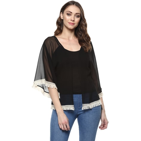 Mabish By Sonal Jain Solid Shrug