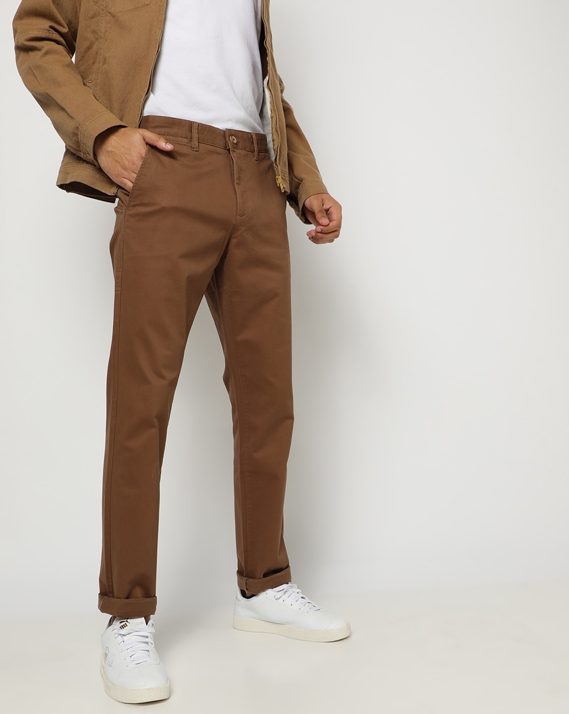 Lovers and Friends Abby High Rise Pant in Chocolate Brown | REVOLVE
