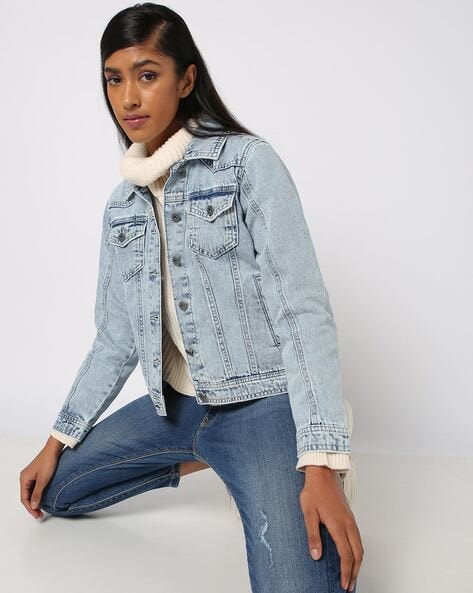 Discover more than 139 jeans jacket for women latest