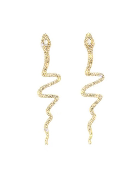 Curly Snake Earrings – Club Manhattan