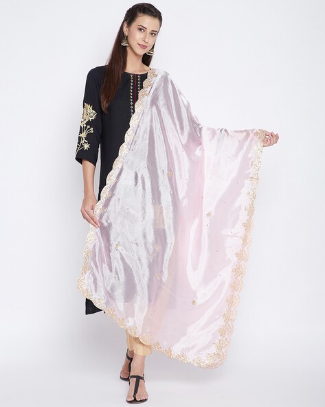 Embellished Woven Dupatta Price in India