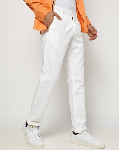 Buy White Trousers  Pants for Men by NETPLAY Online  Ajiocom