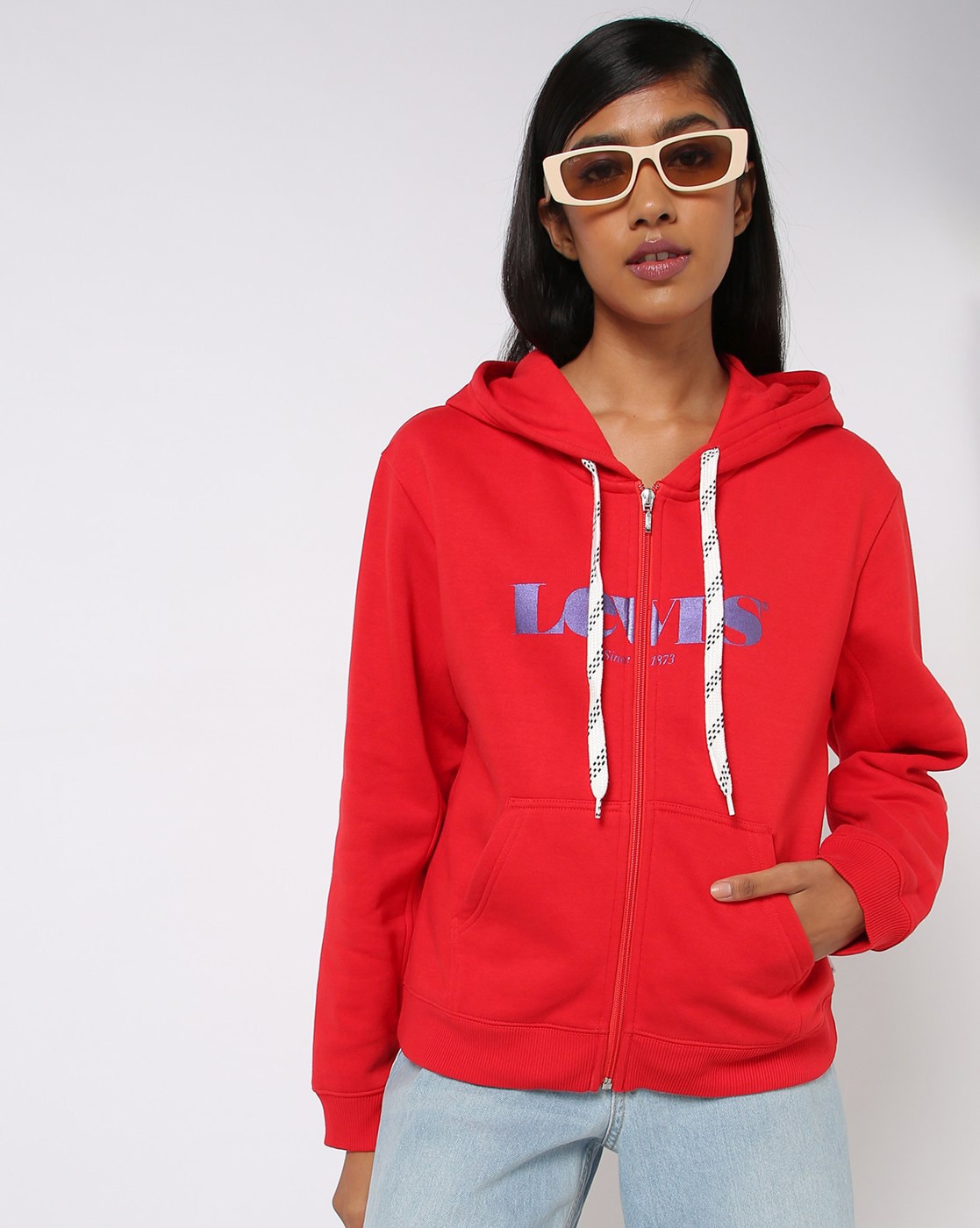 Buy Red Sweatshirt & Hoodies for Women by LEVIS Online