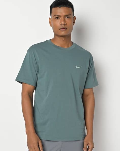 Nike Sportswear Nikelab Swoosh Tee Blue T-shirts NikeLab Men's T