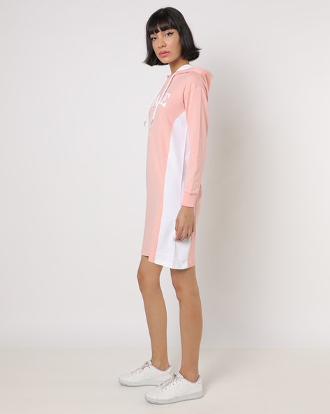 Pink nike hoodie store dress