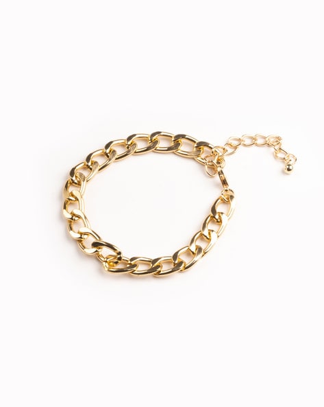 14K Solid Gold Chain Bracelet | Dainty Bracelet | Minimalist Layering  Bracelet