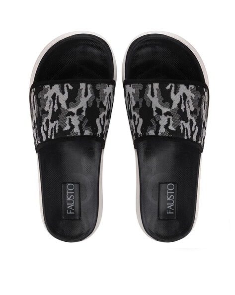 Hugo boss camo sliders hot sale