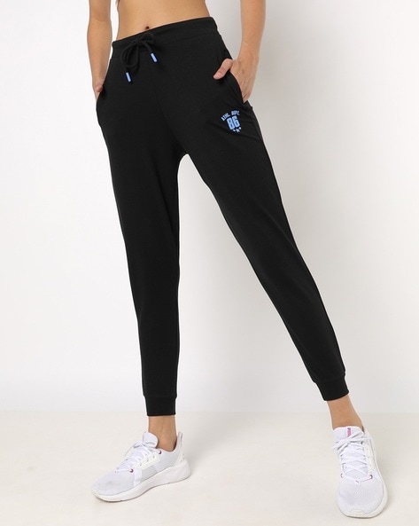 Buy Black Track Pants for Women by Teamspirit Online