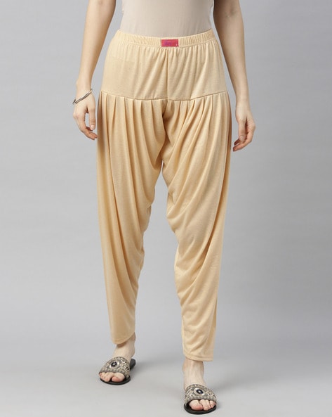 Patiala Pant with Elasticated Waist Price in India