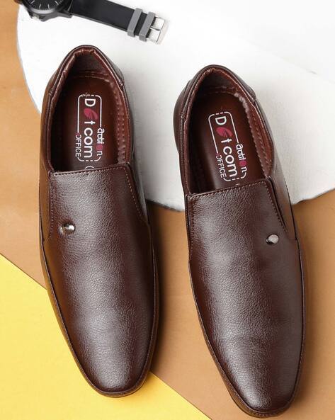 Brown Formal Shoes for Men by ACTION 
