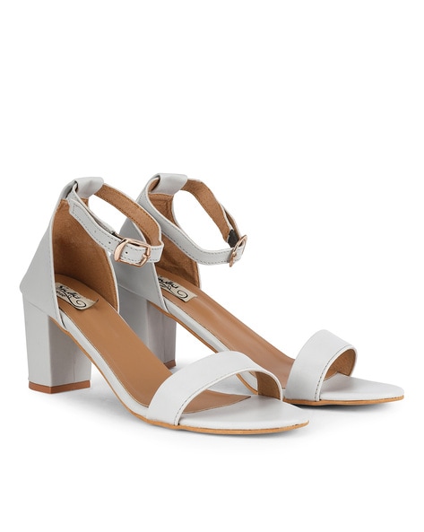 Buy Black Heeled Sandals for Women by SINDHI FOOTWEAR Online | Ajio.com