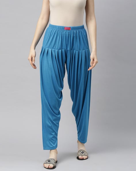 Patiala Pant with Elasticated Waist Price in India