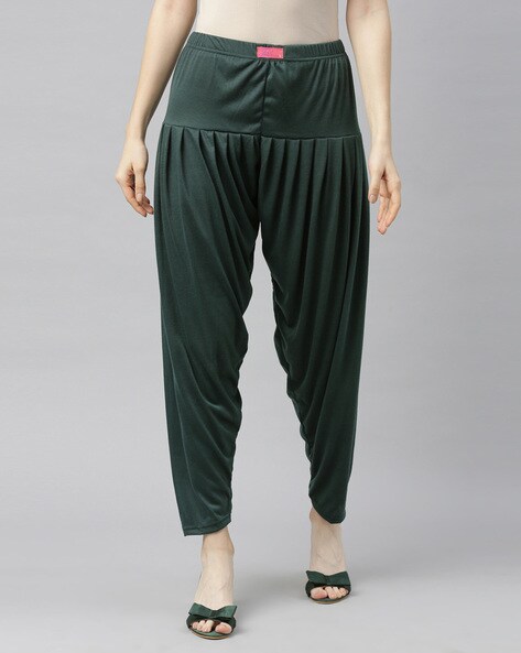 Patiala Pant with Elasticated Waist Price in India